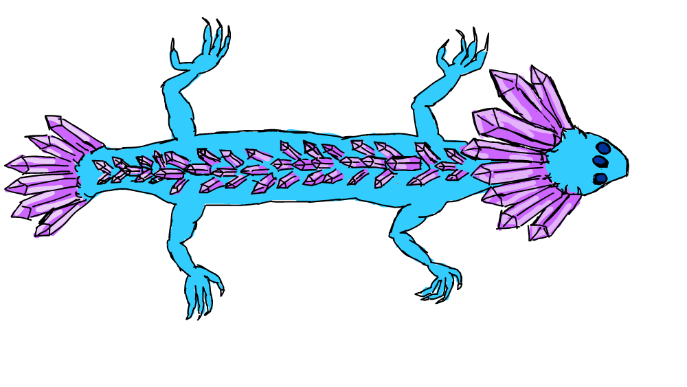 Blue Crystal Creature 