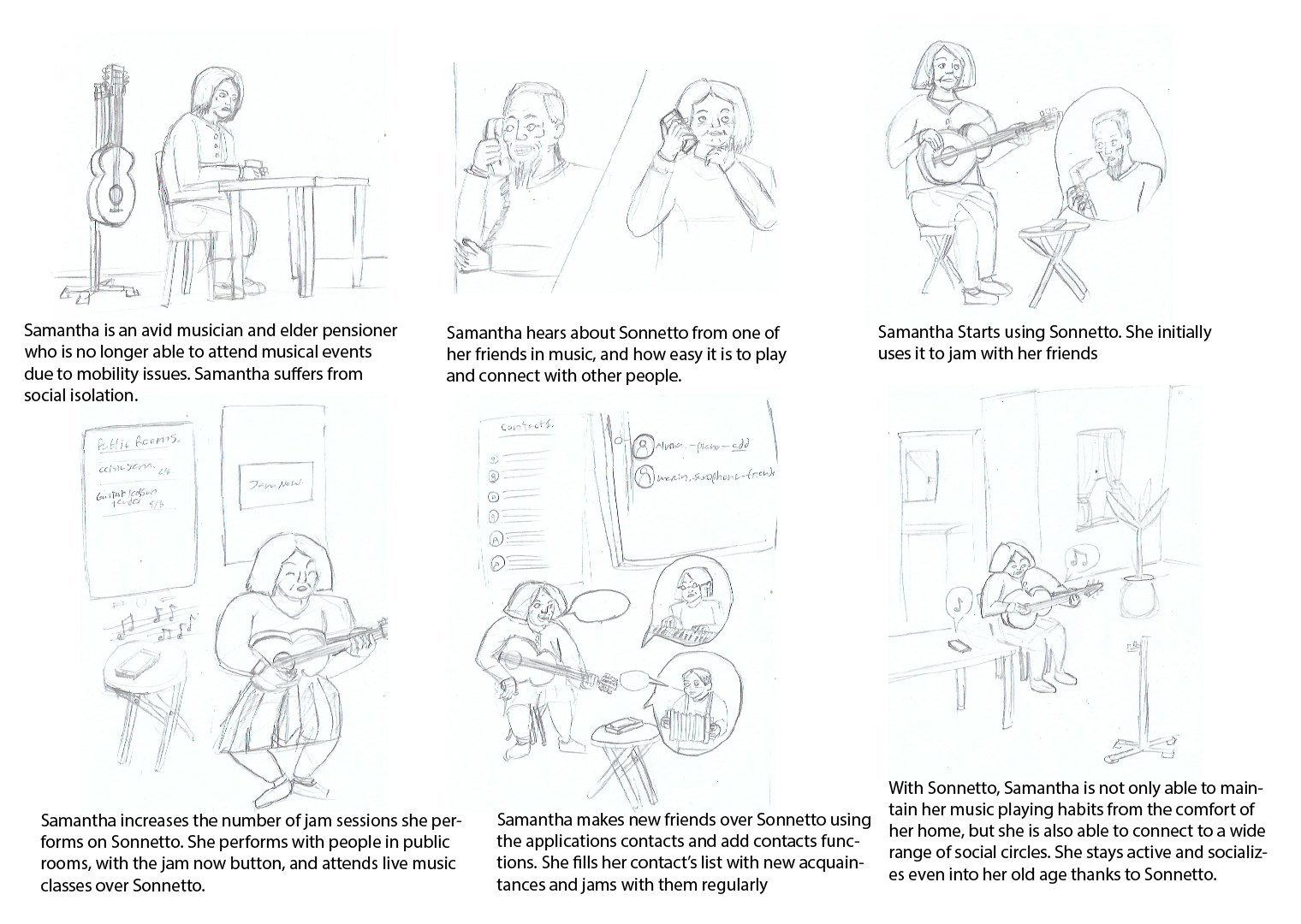 Story Board Music Jamming Applicaiton